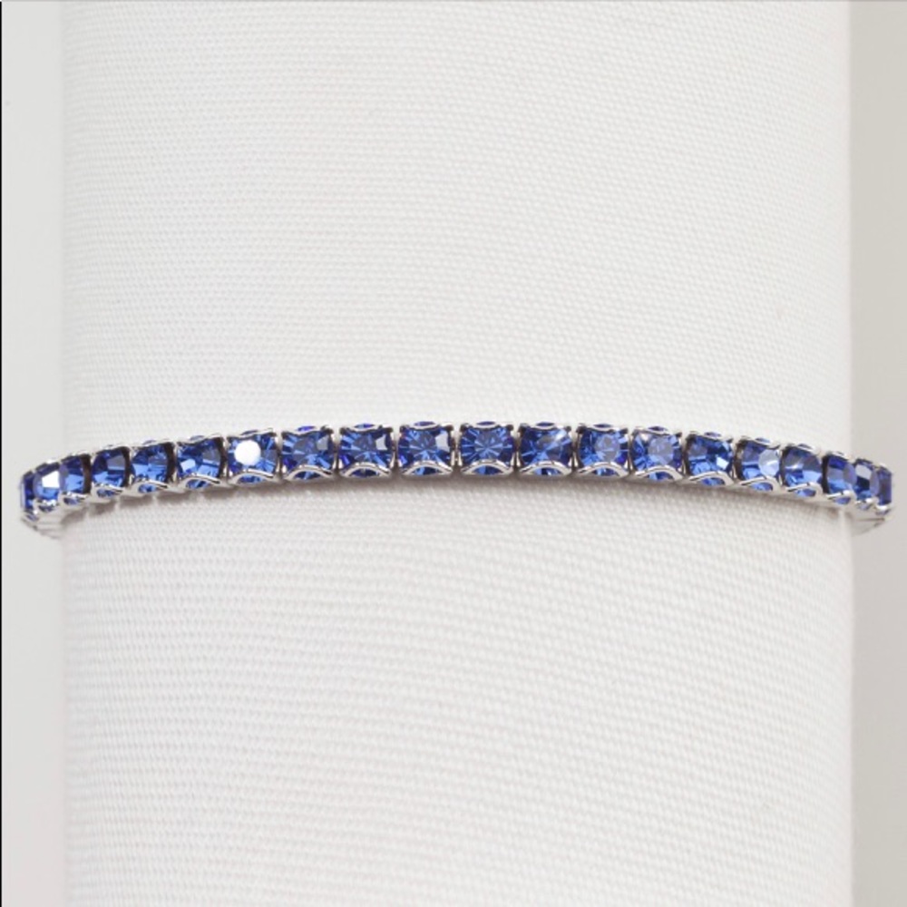 September blue birthstone bracelet
